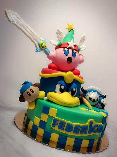 Kirby cake - Cake by danida