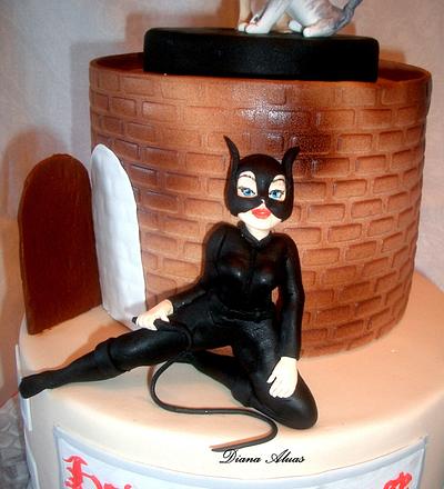 Cat woman - Cake by  Diana Aluaş