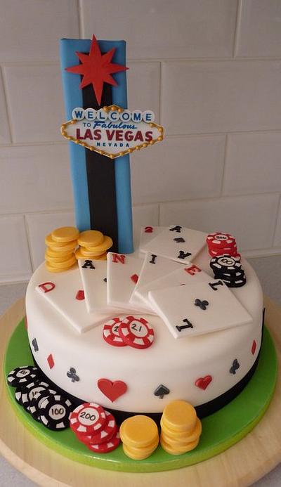 Las Vegas style casino cake - Cake by Sharon Todd