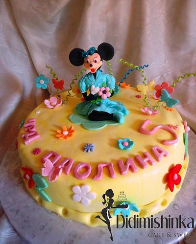 "Minnie Mouse in Blue" - Cake by Delyana