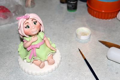 Little girl figure  - Cake by Zoe's Fancy Cakes