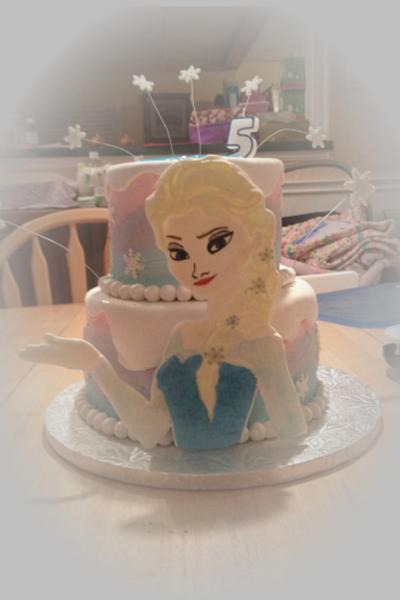 Elsa Birthday - Cake by Melanie