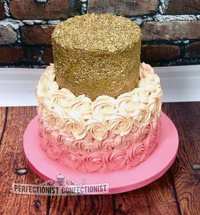Ruffles and sequins birthday cake - Cake by Niamh Geraghty, Perfectionist Confectionist