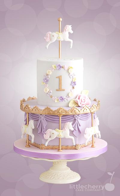 Pastel Carousel Cake - Cake by Little Cherry