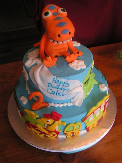 Dinosaur Train - Cake by Cake Creations by Christy