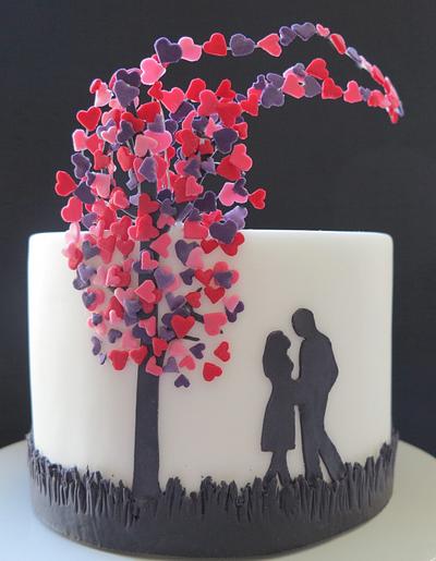 Engagement cake - Cake by Sugar Linings