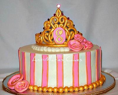 Pink and Gold Princess - Cake by Ann-Marie Youngblood