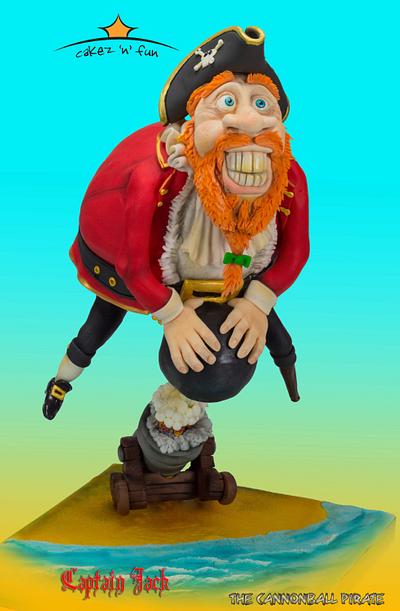 Captain Jack - The Cannonball Pirate - Cake by Dirk Luchtmeijer