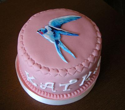 Swallow - Cake by Anka