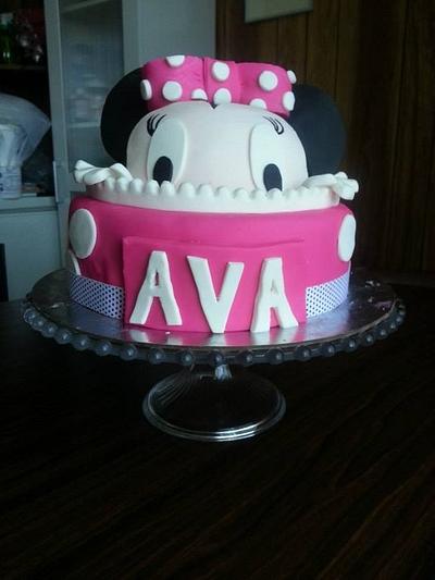 Minnie Mouse peek a boo cake - Cake by Jacinta