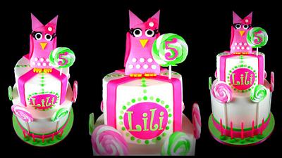 Owl - Cake by Lisa-Jane Fudge