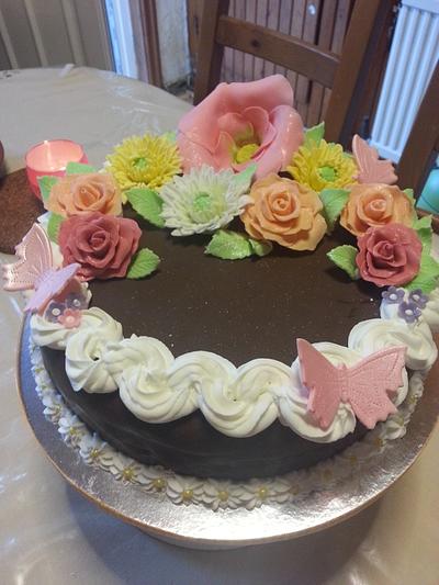 for the love of flowers - Cake by cakcupcoobygerie