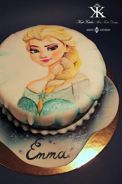 Disney Frozen Elsa Princess - Cake by Fatiha Kadi