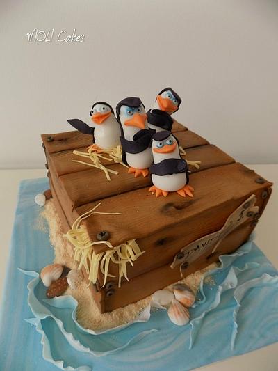 Penguins of Madagascar - Cake by MOLI Cakes