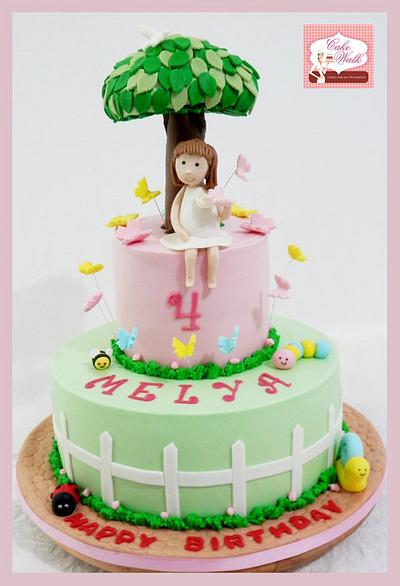 Garden Theme Cake - Cake by Cakewalkuae