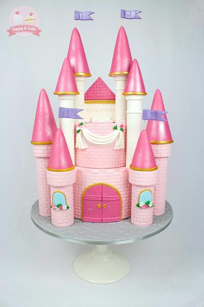 Princess castle cake - Cake by Cuppy & Cake