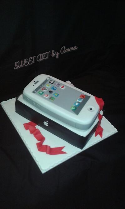 iPhone cake - Cake by SWEET ART Anna Rodrigues