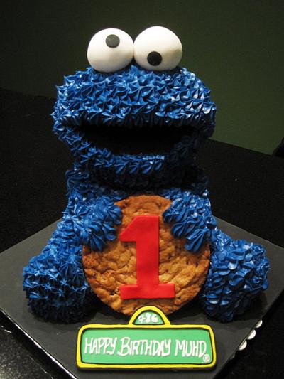 Cookie Monster - Cake by Nicholas Ang