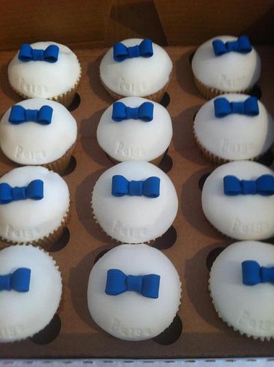 Prom style cupcakes suits and tie. - Cake by Mrsmurraycakes
