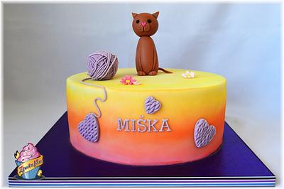 Cake with cat - Cake by zjedzma