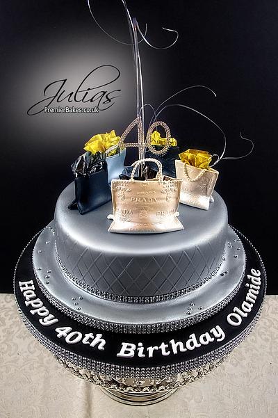 40th Birthday Cake - Cake by Premierbakes (Julia)