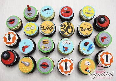 Manly cupcakes! - Cake by Cynthia Jones