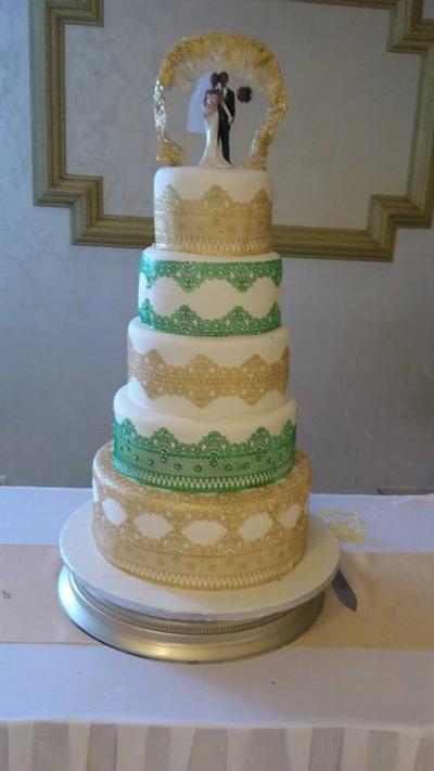 lace cake - Cake by justcake1