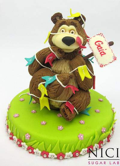 Bear and Gaia - Cake by Nici Sugar Lab