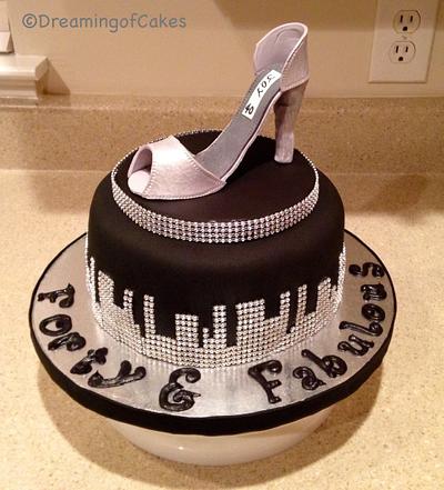 Sassy 40th Birthday Cake - Cake by Brandy-The Icing & The Cake