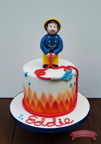Fireman Eddie - Cake by The Custom Cakery