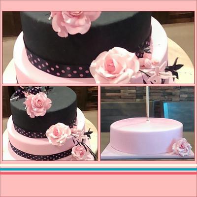 elegant wedding cake  - Cake by michal katz