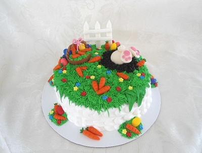 Easter Garden Cake - Cake by Sugar Me Cupcakes