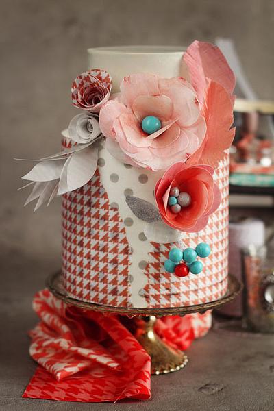 Autumn Floral Cake - Cake by Laura Lopez