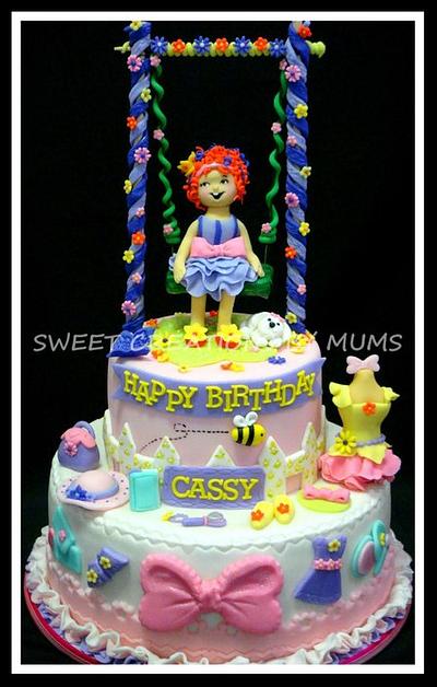 Fancy Nancy Themed Cake - Cake by Jo-ann M. Tuazon