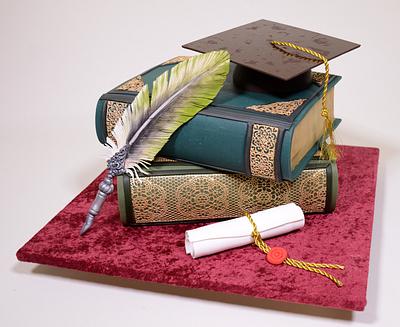 Graduation Cake - Cake by Serdar Yener | Yeners Way - Cake Art Tutorials