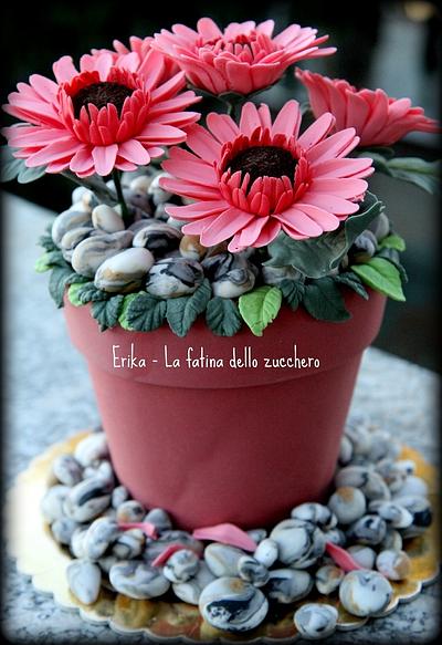 Vase of flowers - Cake by Erika Festa