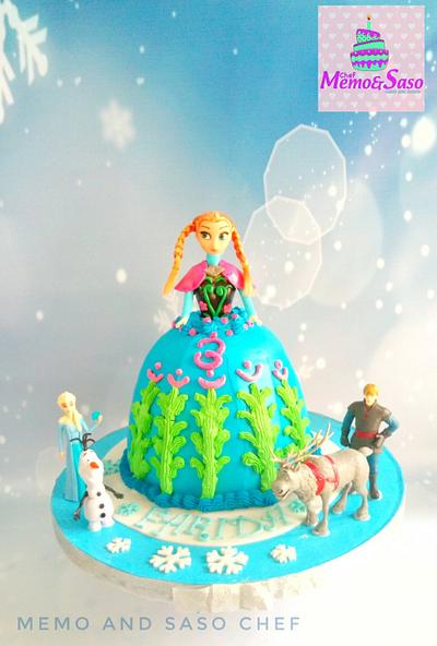 Anna cake ❄ - Cake by Mero Wageeh