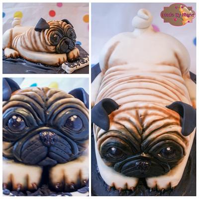 Cute Pug  - Cake by Maried