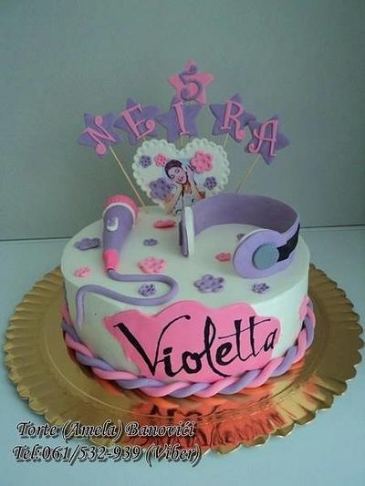 violetta cake - Cake by Torte Amela