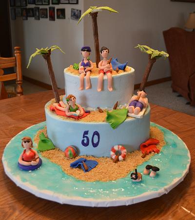 Beach Party - Cake by copperhead