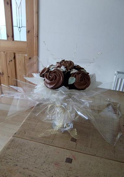 Chocolate Cupcake Bouquet - Cake by Claire G
