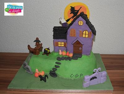 haunted house - Cake by De la Pâte plein les doigts