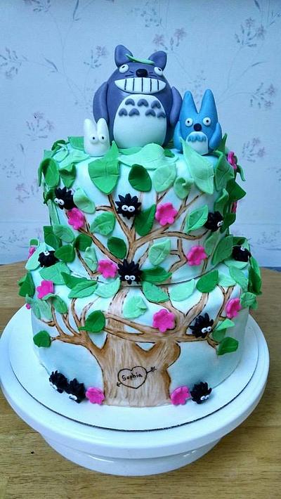 Totoro Cake - Cake by tricia1980