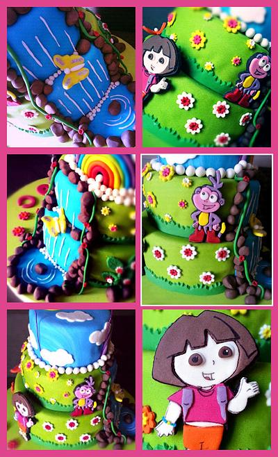 Dora and Boats - Cake by ChiquiCakes
