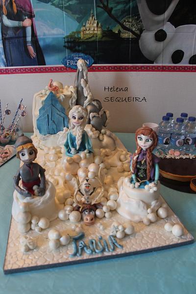 Frozen: Anniversary of Tania ! - Cake by HELENA - LGDL