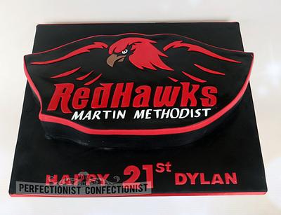 Dylan - Redhawks 21st Birthday Cake  - Cake by Niamh Geraghty, Perfectionist Confectionist