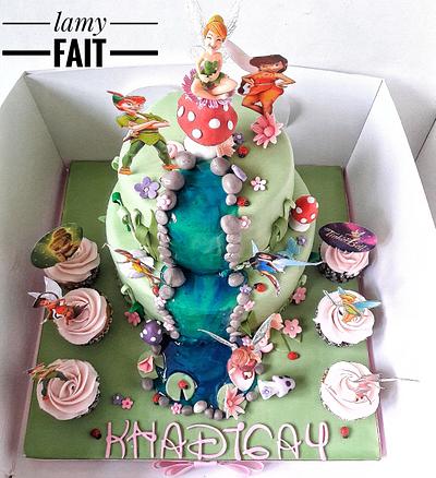 Tinkerbell cake - Cake by Randa Elrawy