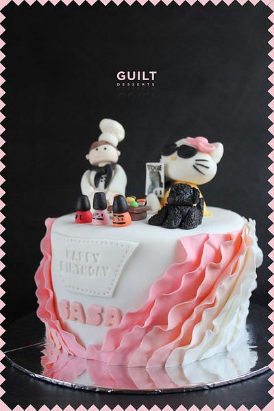 Hello Kitty Cake - Cake by Guilt Desserts