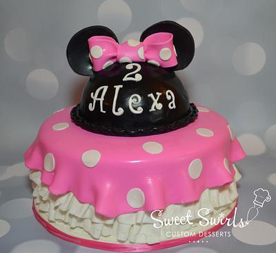 Pretty Minnie - Cake by Sweet Swirls by Viv