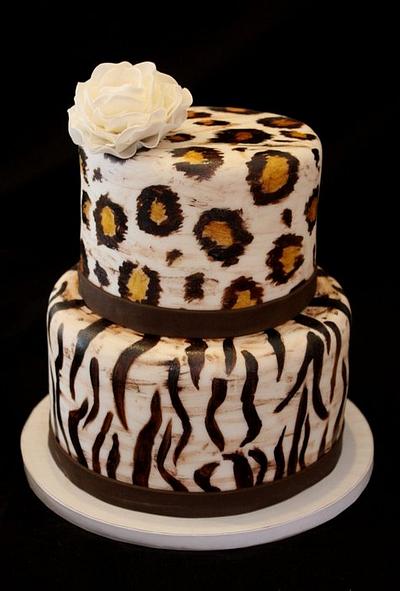 Painted Animal Print Cake - Cake by Jewell Coleman
